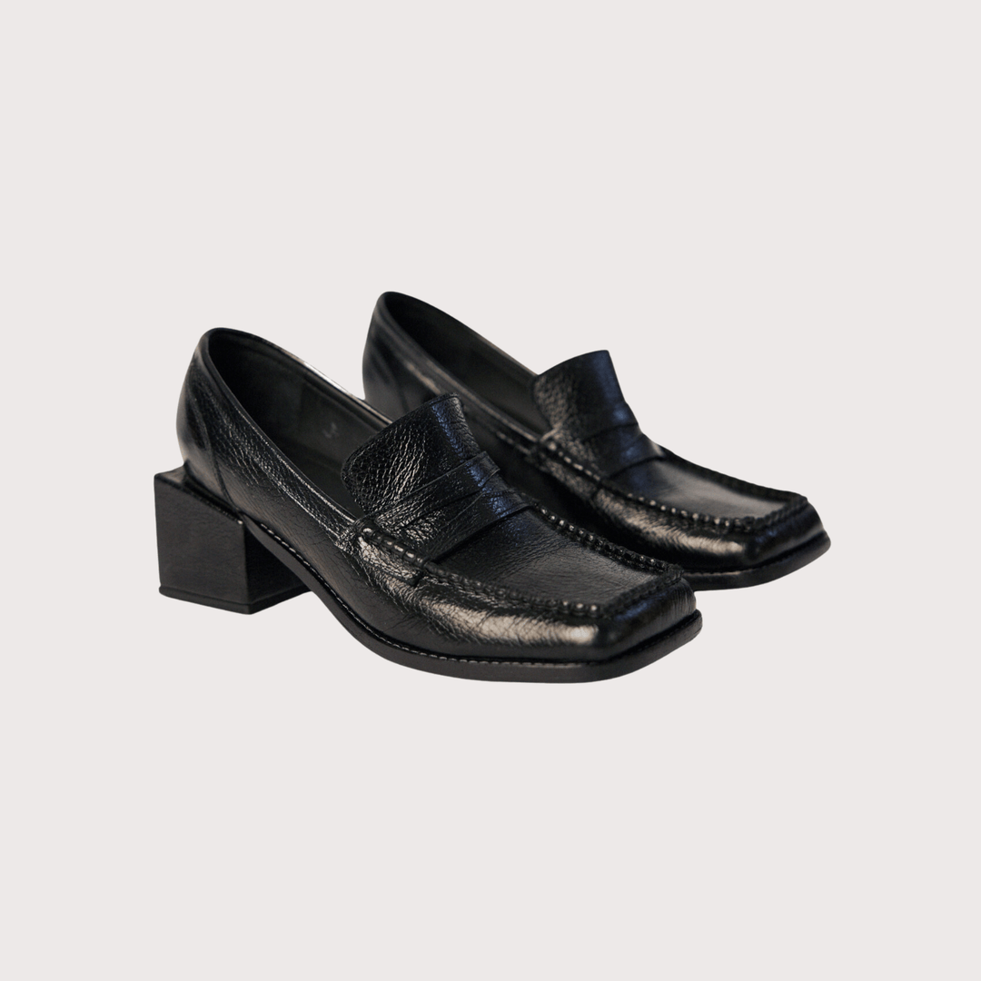 Cumbi Moccasins - Black by Canella at White Label Project