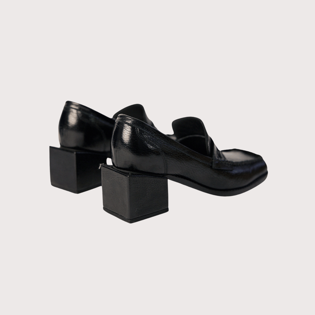 Cumbi Moccasins - Black by Canella at White Label Project