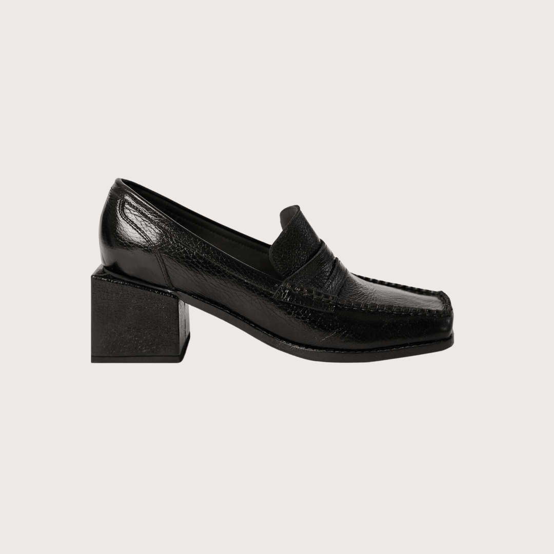 Cumbi Moccasins - Black by Canella at White Label Project