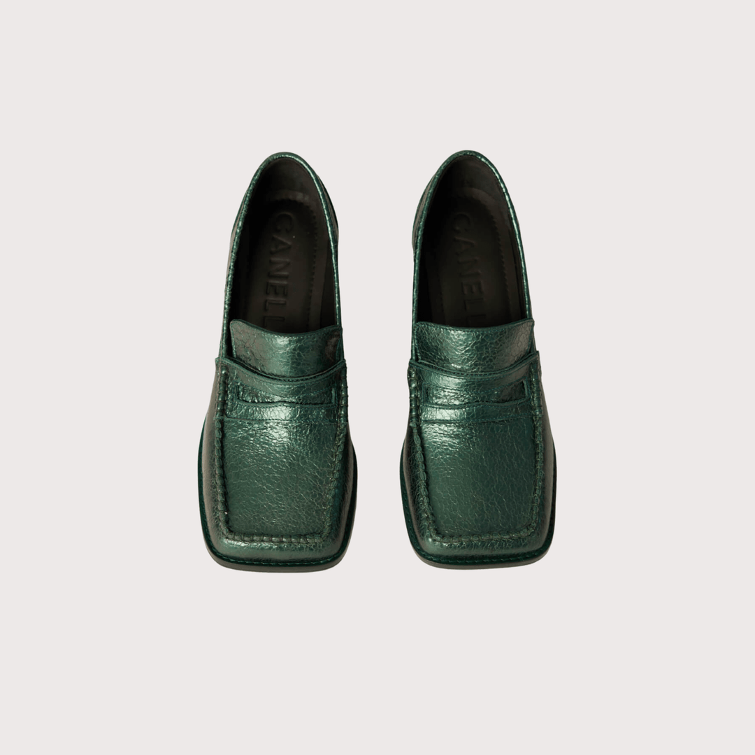 Cumbi Moccasins - Green by Canella at White Label Project