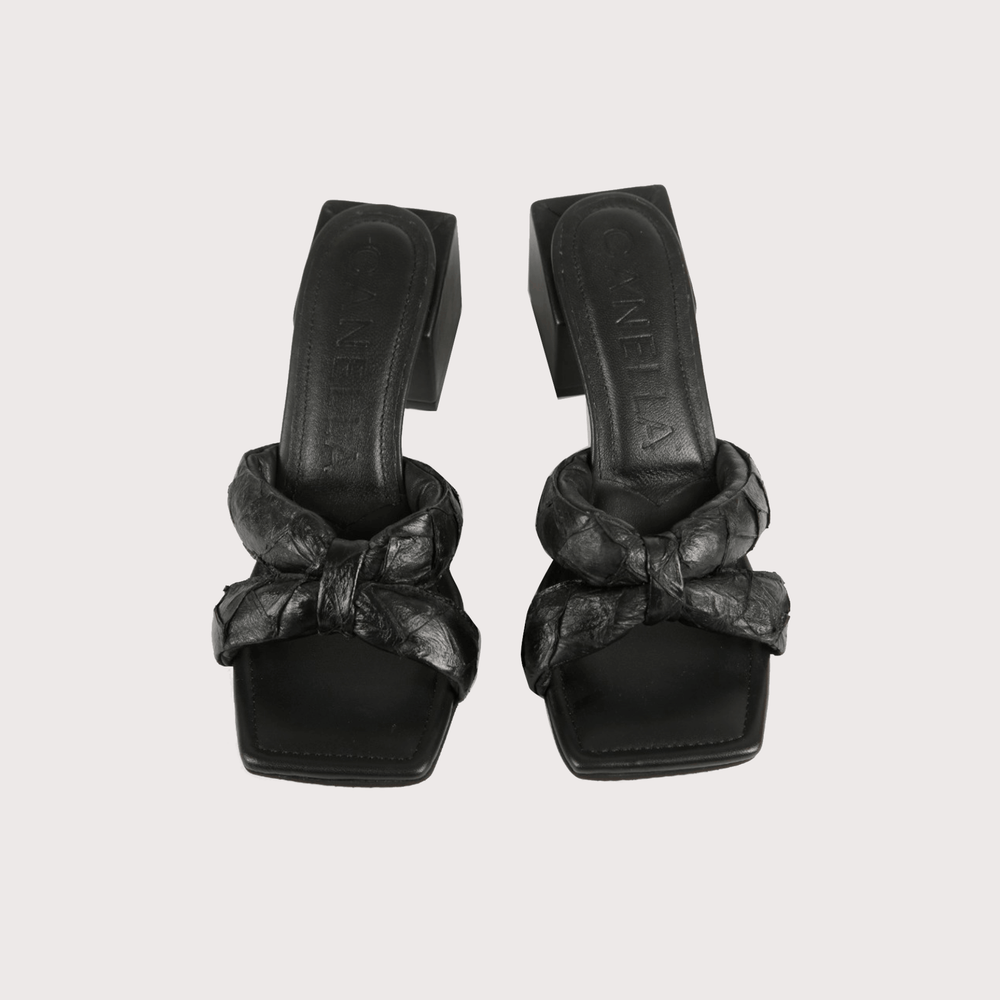 Paiche Heels - Black by Canella at White Label Project