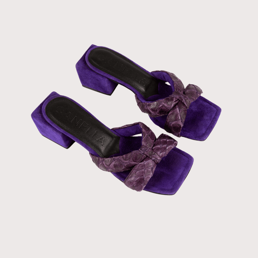 Paiche Heels - Purple by Canella at White Label Project