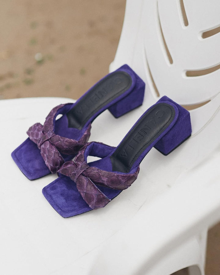 Paiche Heels - Purple by Canella at White Label Project