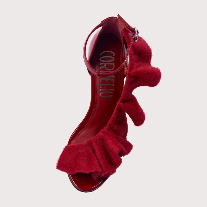 Sarbella Sandals Red by Cornelio Borda at White Label Project