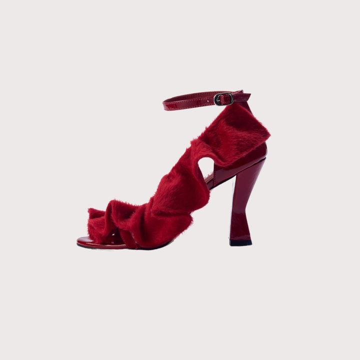 Sarbella Sandals Red by Cornelio Borda at White Label Project