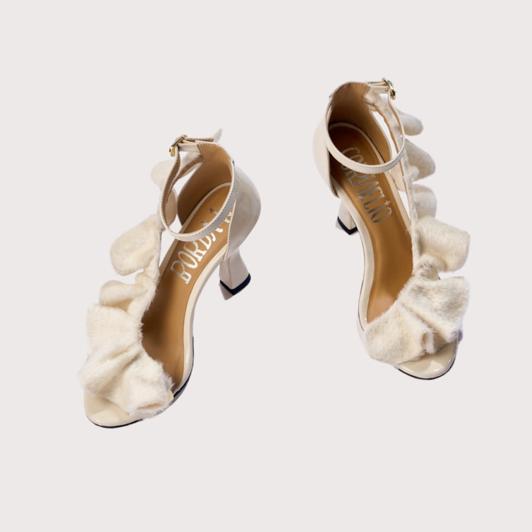 Sarbella Sandals White by Cornelio Borda at White Label Project