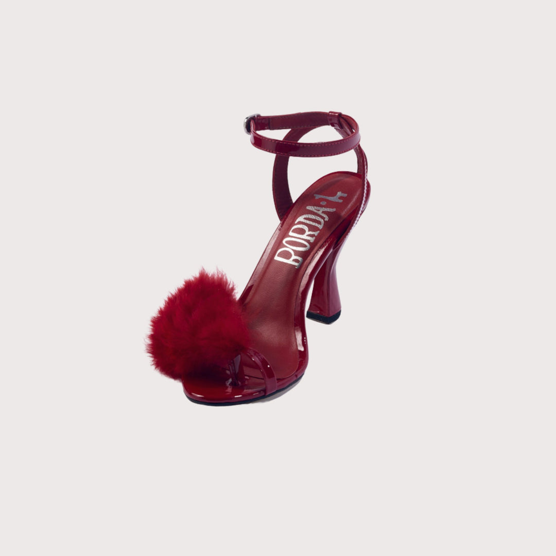 Tintina Sandals Red by Cornelio Borda at White Label Project