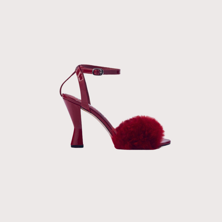 Tintina Sandals Red by Cornelio Borda at White Label Project