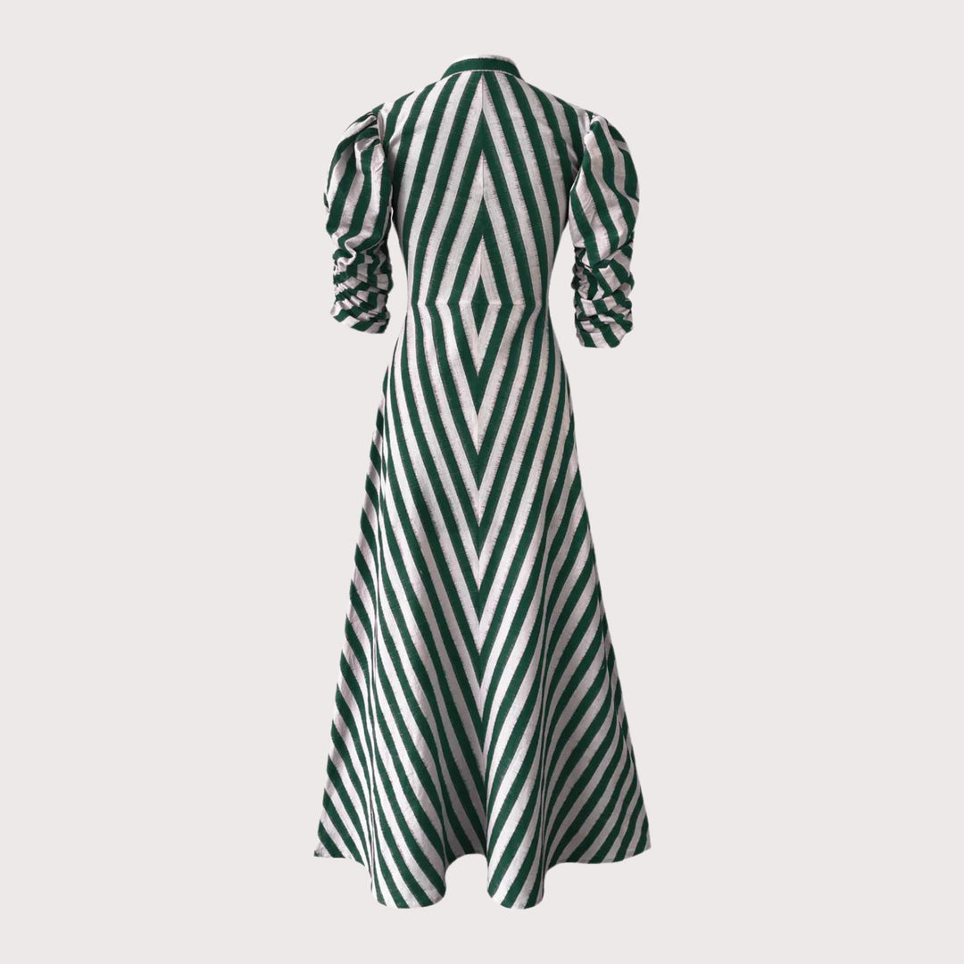 Illusion Dress - Green by De Castro at White Label Project