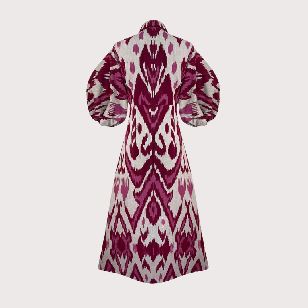 Jodhpur Dress - Burgundy by De Castro at White Label Project