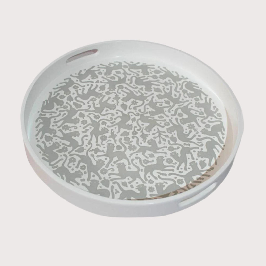 Gray Ocelot Tray by Ensamble Artesano at White Label Project