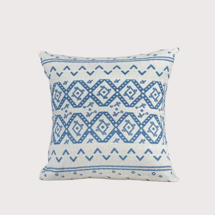 Kaomtealhucum Cushion Cover 40x40 Blue by Ensamble Artesano at White Label Project