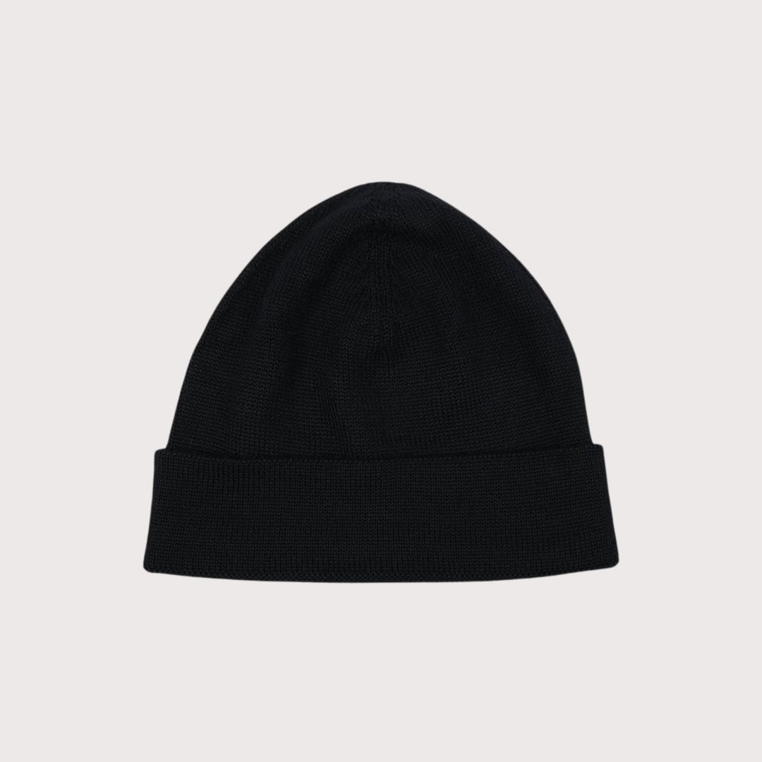 Alpaca Wool Beanie - Black by Folkdays at White Label Project