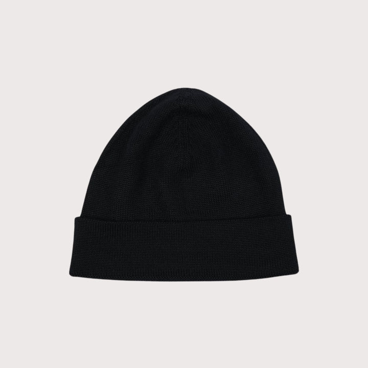 Alpaca Wool Beanie - Black by Folkdays at White Label Project