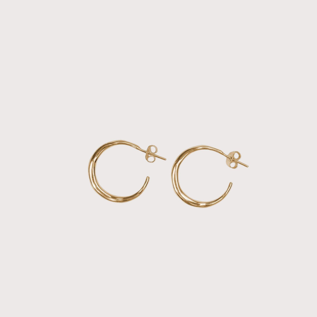 Organic Hoops - Gold by Folkdays at White Label Project