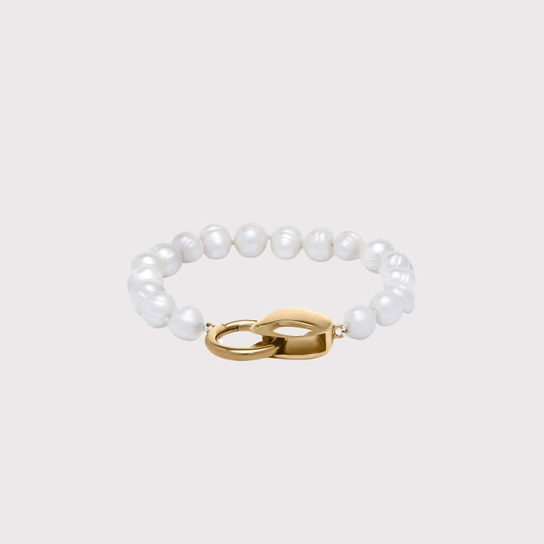 Bracelet Tyras White Pearl by Gunia Project at White Label Project