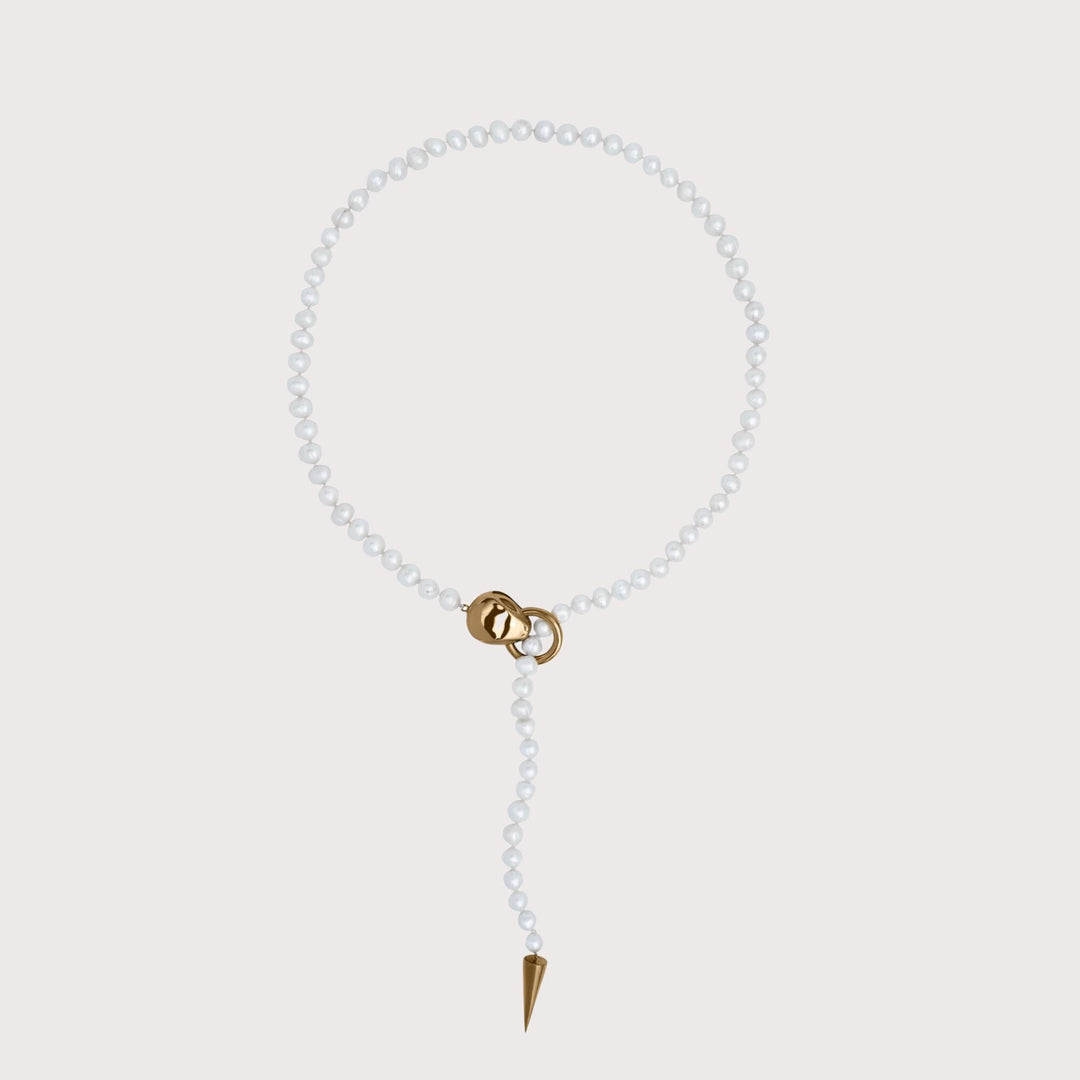 Necklace Tyras White Pearl by Gunia Project at White Label Project