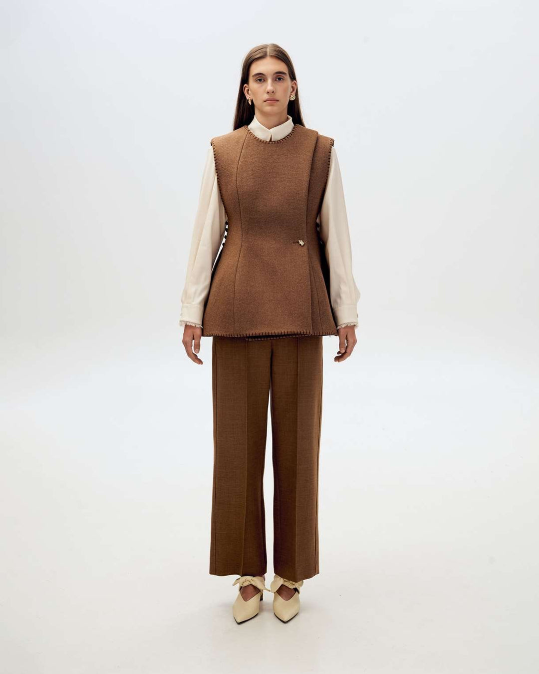 Vest Korsetka - Brown by Gunia Project at White Label Project