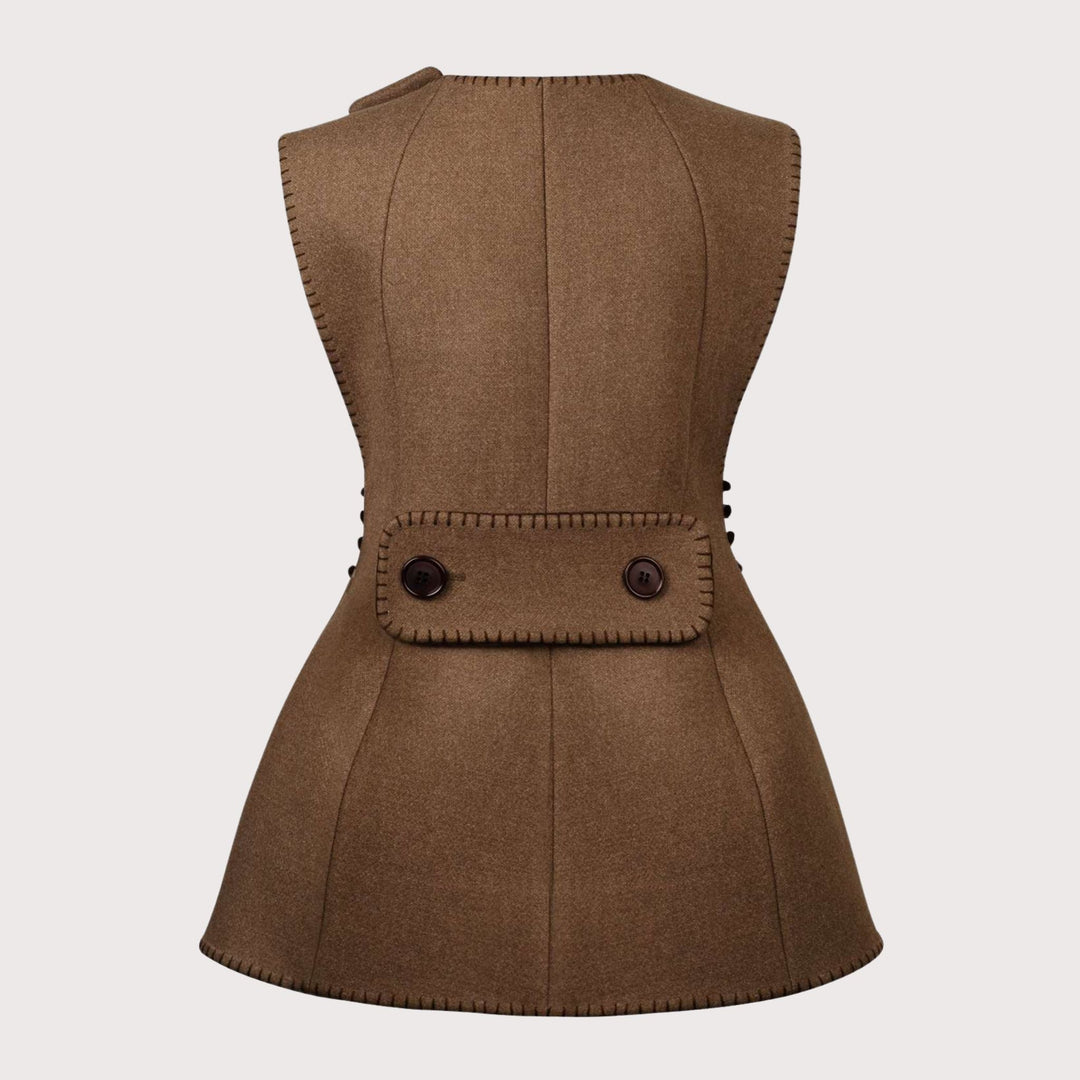 Vest Korsetka - Brown by Gunia Project at White Label Project