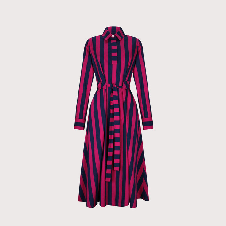 K Dress - Fuchsia/Blue by Maqu at White Label Project