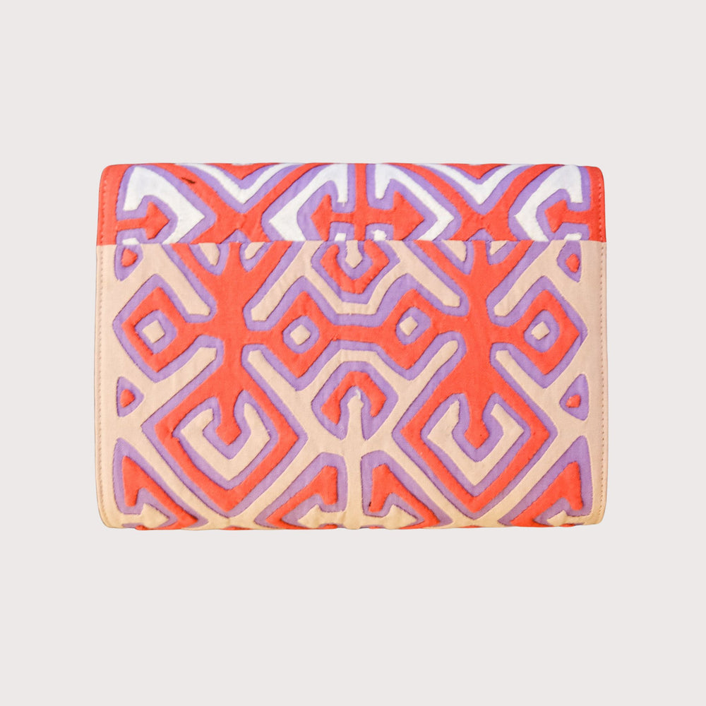 Oguale Small Kuna Clutch by Mola Sasa at White Label Project