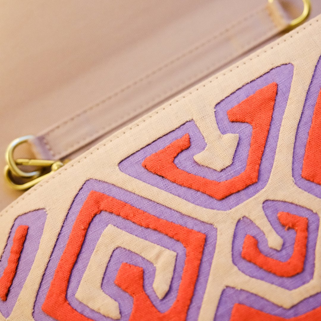 Oguale Small Kuna Clutch by Mola Sasa at White Label Project