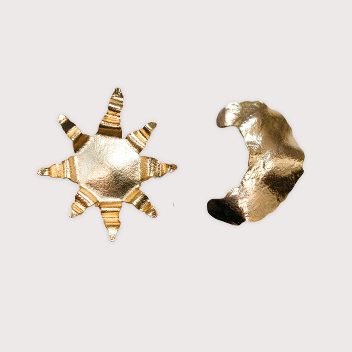 Sol y Luna Earrings - Large by Mola Sasa at White Label Project