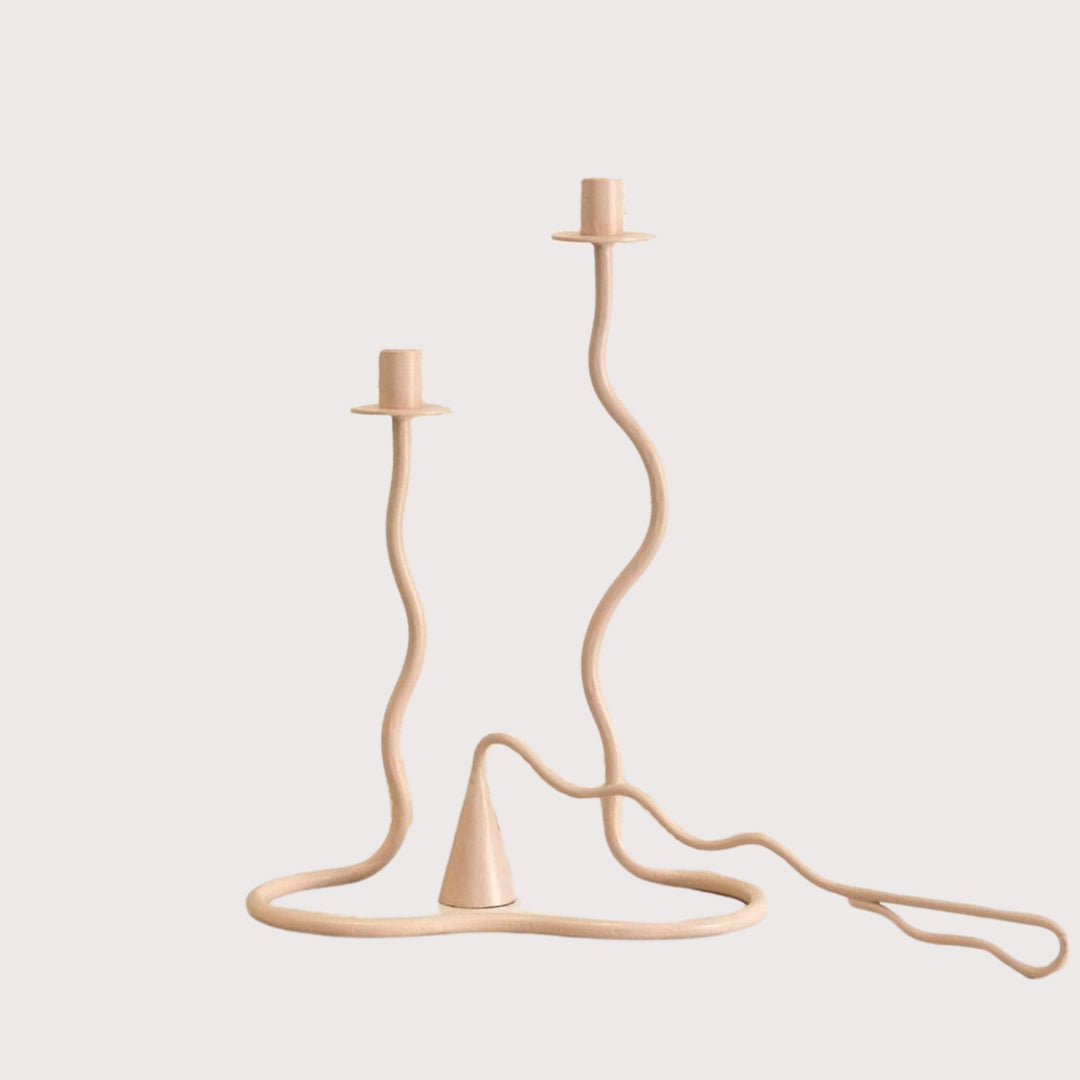 Waves Candleholder - Rose by Nada Duele at White Label Project