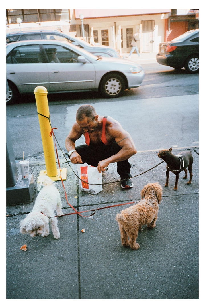 Body Builder and Dogs - Phillip Kaminiak by Phillip Kaminiak at White Label Project