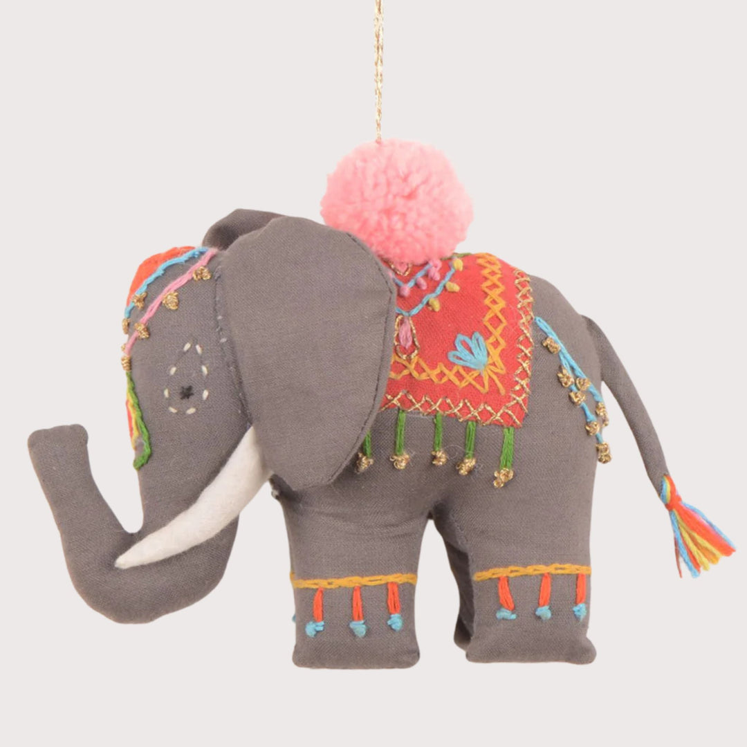 Gaj Elephant Festival Ornament by Silaiwali at White Label Project