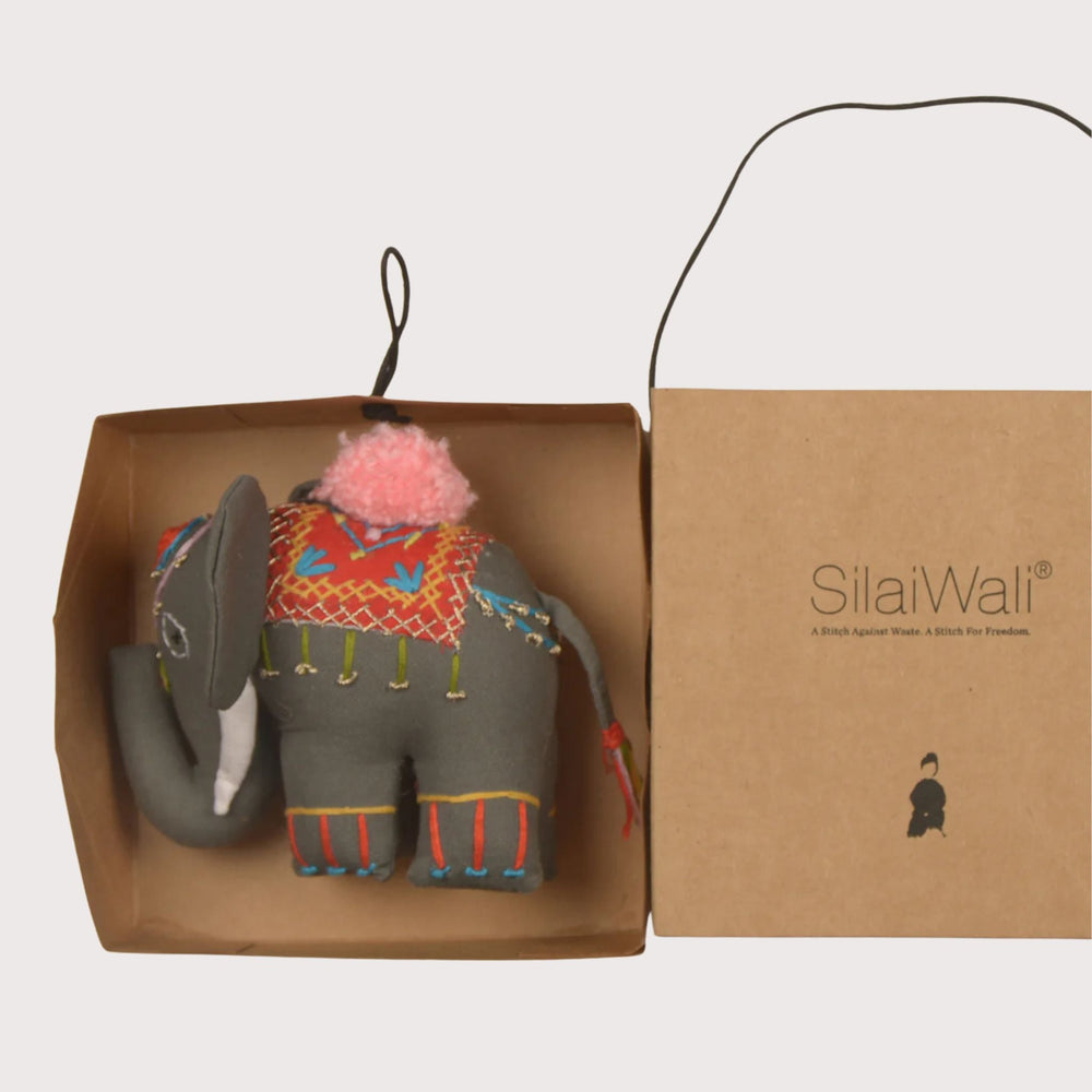 Gaj Elephant Festival Ornament by Silaiwali at White Label Project