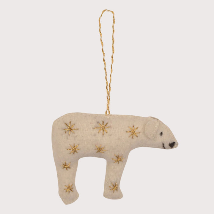 Golden Bear Festival Ornament by Silaiwali at White Label Project