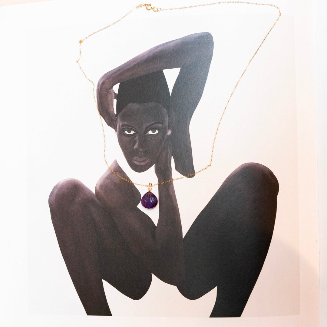 Amatista Amulet Necklace by Studio Conchita at White Label Project