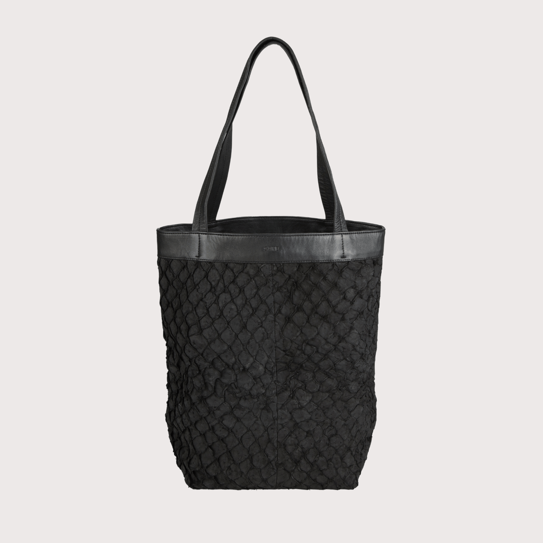 Mango Paiche Tote Bag by The Sake Project at White Label Project