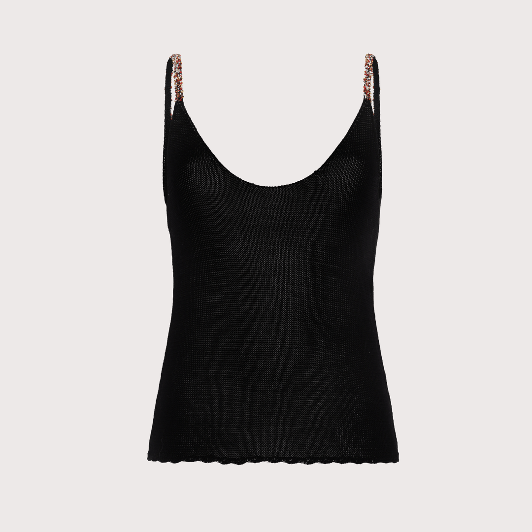 Melia Top - Black by The Sake Project at White Label Project