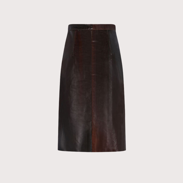 Skirt Sacha - Espresso by The Sake Project at White Label Project