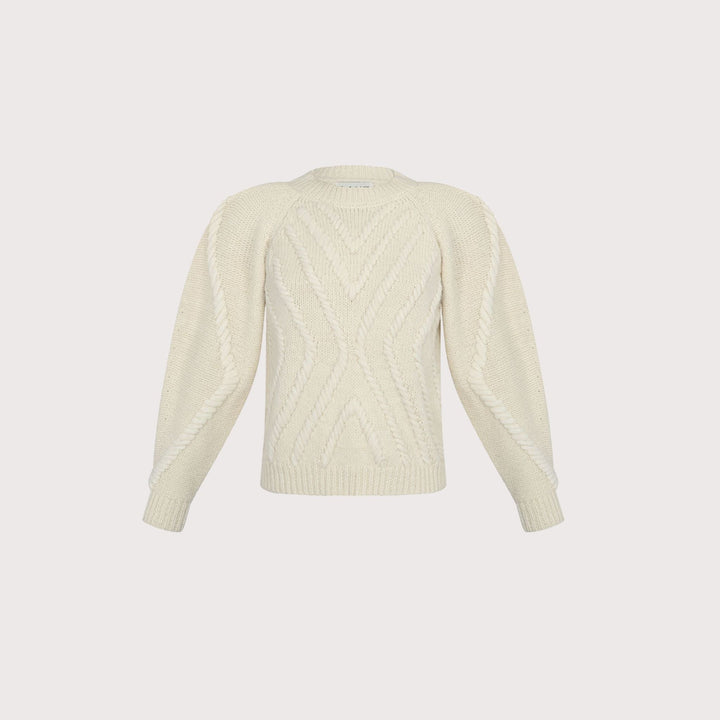 Sweater Alpamayo - Ecru by The Sake Project at White Label Project