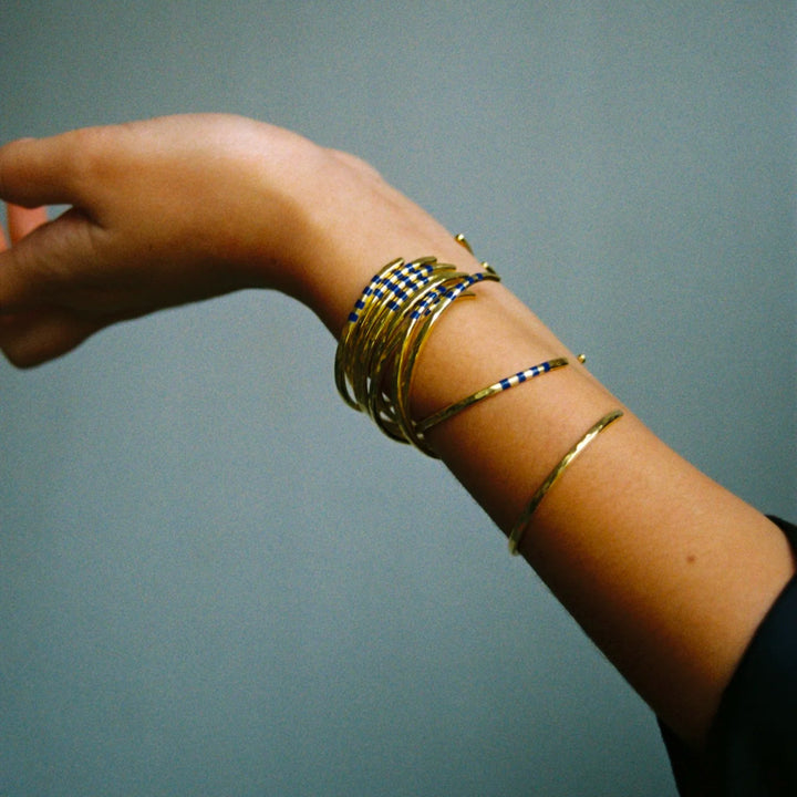 Rabia Bangle Bracelet by Sevar Studios at White Label Project