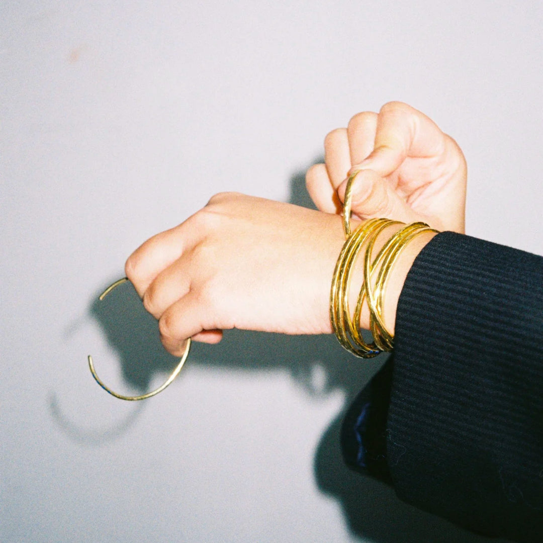 Rabia Bangle Bracelet by Sevar Studios at White Label Project